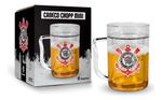Caneca Brasfoot Gel Cerveja Corinthians 200ml Cod: 16593 Cor Branco
