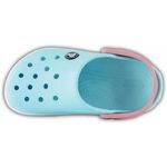 Sandália Crocs Crocband Clog Kids Ice Blue/white Cod: 16251