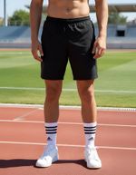 Kit Meia adidas Cano Alto 3 Listras C/ 3 Pares