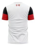 Camiseta Braziline Flamengo Adt Branco Cod. 17083