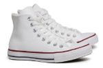 Tênis Converse All Star Chuck Taylor     Branco Couro Cod: 14710