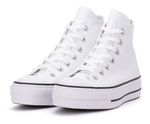 Tênis Converse All Star Couro Cano Alto Plataforma Cod:14795