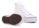 Tênis Converse All Star Couro Cano Alto Plataforma Cod:14795