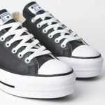 Tênis Converse All Star Preto Plataforma Couro Cod: 14706