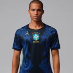 Camisa Nike Brasil Jordan II 26/27 Torcedor Pro Masculina Cod 17939