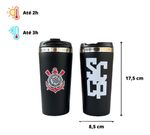Copo Brasfoot Termico Denver 450ml Emborrachado Corinthians Cod 16484
