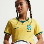 Camisa Brasil Nike I 2026/27 Torcedor Pro Infantil  Cod 18000