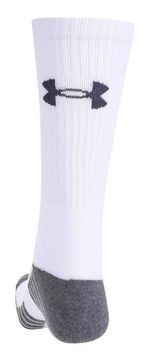 Kit Meia Under Armour Cano Alto Heatgear Tech C/ 3 Pares