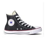 Tênis Converse All Star Preto Couro Cano Alto Cod: 14363