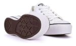 Tênis Converse All Star     Branco Plataforma Couro Cod: 14709
