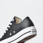 Tênis Converse All Star Preto Plataforma Couro Cod: 14706