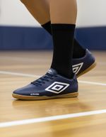 Chuteira Umbro Futsal Ultraskin Jr Marinho - Cod: 16099