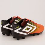 Chuteira Umbro Reflect Campo Laranja E Preta Cod: 15989