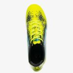 Chuteira Umbro Cosmic Jr Campo Limao/azul/preto Cod: 15976