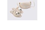 Rasteira Melissa + Bolsa Eden Bege M-458