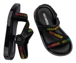 Sandália Mini Melissa Stripes M Lover 35955