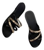 Melissa Chinelo Golden Rasteira + Bolsa