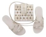 Melissa Chinelo Golden Rasteira + Bolsa