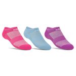 Kit Meia Olympikus 3 Pares Neon Cod. 18121