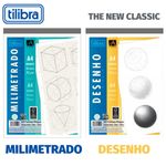 Bloco Caderno Colado Tilibra - Desenho ou Milimetrado - A4 - 50 ou 20 Folhas