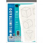Bloco Caderno Colado Tilibra - Desenho ou Milimetrado - A4 - 50 ou 20 Folhas