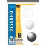 Bloco Caderno Colado Tilibra - Desenho ou Milimetrado - A4 - 50 ou 20 Folhas
