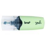 Kit Mini Marca Texto BRW Tampa e Ponta Transparente