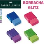 Borracha Faber Castell Glitz com Capa Protetora - com Glitter - Kit ou Unidade