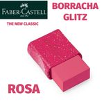 Borracha Faber Castell Glitz com Capa Protetora - com Glitter - Kit ou Unidade