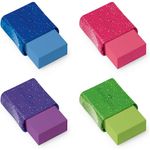 Borracha Faber Castell Glitz com Capa Protetora - com Glitter - Kit ou Unidade