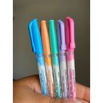 Kit Caneta Tris Candy Ponta Fina Tom Pastel Coloridas 0.7mm