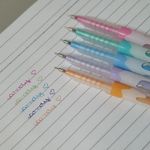 Kit Caneta Tris Candy Ponta Fina Tom Pastel Coloridas 0.7mm