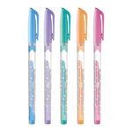 Kit Caneta Tris Candy Ponta Fina Tom Pastel Coloridas 0.7mm