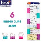 Binder Clip Fofo BRW Formatos Rose Gold - Tom Pastel - Rainbow - Gato, Coração, Unicórnio, Urso, Nuvem, Estrela, Flaming