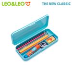 Estojo Plástico Leo&Leo Tom Pastel Retangular com Divisórias