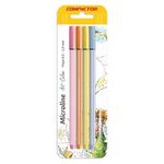 Kit Caneta Compactor Microline Tom Pastel Art Color - Lettering, Títulos