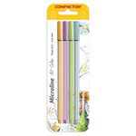 Kit Caneta Compactor Microline Tom Pastel Art Color - Lettering, Títulos