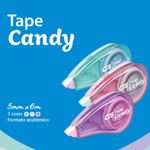 Fita Corretiva Cis Candy Tom Pastel 6 Metros
