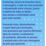 Bloco Chamex Lettering A4 Branco 180g/m² - 50 Folhas
