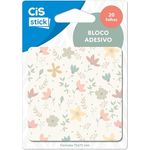 Bloco Cis de Notas Adesivo Stick Decorado Boho - Folhas e Flores