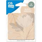 Bloco Cis de Notas Adesivo Stick Decorado Boho - Folhas e Flores