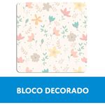 Bloco Cis de Notas Adesivo Stick Decorado Boho - Folhas e Flores