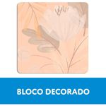 Bloco Cis de Notas Adesivo Stick Decorado Boho - Folhas e Flores