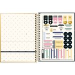 Caderno Colegial Tilibra West Village Metalizado Capa Dura - 10 ou 1 Matéria