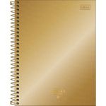 Caderno Colegial Tilibra West Village Metalizado Capa Dura - 10 ou 1 Matéria