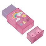 Borracha Tris Surpresa Holic - Borracha Colorida + 2 Miniaturas