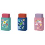 Borracha Tris Surpresa Holic - Borracha Colorida + 2 Miniaturas