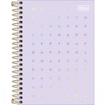 Caderneta Capa Dura Tilibra Happy Tom Pastel 1/4 ou 1/8 - 80 Folhas