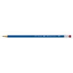 Kit Lápis Faber Castell Max Azul Sextavado com Borracha