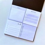 Caderneta de Bloco Notas Adesivas BRW Black - 4 Blocos x 25 Folhas